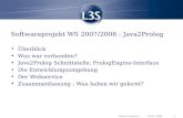 Softwareprojekt WS 2007/2008 : Java2Prolog