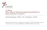 LuReg D ie neue Registerd atenplattform  des Kanton Luzern