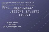Mile Mamić  JEZIČNI SAVJETI (1997)