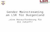 Gender Mainstreaming am LSR für Burgenland