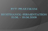 BVT-Prak tikum Bioethanol-Fermentation 15.06 . –  19.06.2009