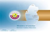 MOI Services Centers Directory 2010