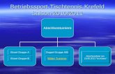 Betriebssport-Tischtennis-Krefeld Saison 2010/2011