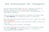Wie funktioniert ACT Transport?