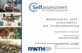 Webbasierte self-assessments  zur Studienberatung Möglichkeiten und Grenzen
