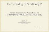 Euro-Dialog in Straßburg 2