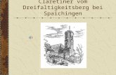 Powerpointpräsentation der Claretiner vom Dreifaltigkeitsberg bei Spaichingen
