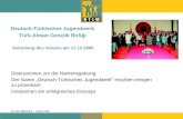 Deutsch-Türkisches Jugendwerk Türk-Alman Gen ç lik Birli ğ i