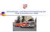 Jahreshaupt- und Dienstversammlung der  FFW Schlaifhausen 2006