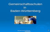 Gemeinschaftsschulen in  Baden-Württemberg