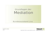 Grundlagen der  Mediation Bundessozialamt Linz