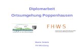 Diplomarbeit Ortsumgehung Poppenhausen Martin Settele FH Würzburg