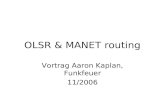 OLSR & MANET routing