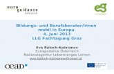 Bildungs- und Berufsberater/innen  mobil in Europa  4. Juni 2013 LLG Fachtagung Graz