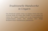 Traditionelle Handwerk e  in Ungarn