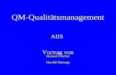QM-Qualitätsmanagement AIIS Vortrag von