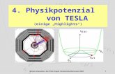 4. Physikpotenzial       von TESLA (einige „Highlights“)