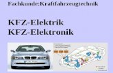 Fachkunde:Kraftfahrzeugtechnik  KFZ-Elektrik     KFZ-Elektronik