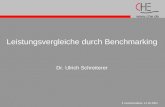 Leistungsvergleiche durch Benchmarking Dr. Ulrich Schreiterer