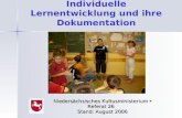 Individuelle Lernentwicklung und ihre Dokumentation