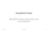 Hopfield Netz