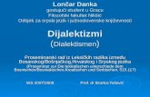 Proseminarski rad iz  Leksičkih razlika između Bosanskog/Bošnjačkog,Hrvatskog i Srpskog jezika