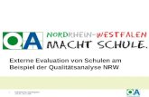 Externe Evaluation von Schulen am  Beispiel der Qualitätsanalyse NRW