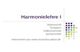 Harmonielehre I