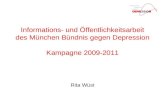 Informations- und Öffentlichkeitsarbeit des München Bündnis gegen Depression Kampagne 2009-2011