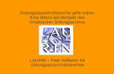LAURIN – Free Software für Zeitungsausschnittsarchive