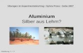 Aluminium Silber aus Lehm?