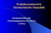 Praktikumsbericht Tschechische Republik
