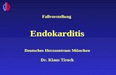 Fallvorstellung  Endokarditis Deutsches Herzzentrum M ü nchen Dr. Klaus Tiroch