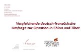 Vergleichende deutsch-französische Umfrage zur Situation in China und Tibet