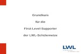 Grundkurs für die First-Level-Supporter der LWL-Schülernetze