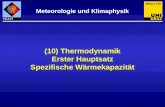 (10) Thermodynamik Erster Hauptsatz Spezifische Wärmekapazität