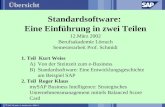 Standardsoftware:  Eine Einführung in zwei Teilen 12.März 2002 Berufsakademie Lörrach
