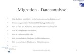 Migration - Datenanalyse