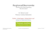 Regionalökonomie Hochschule Neubrandenburg WS 2013/2014