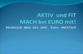 AKTIV  und FIT MACH bei EURO mit!