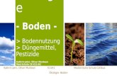 Ökologie - Boden - > Bodennutzung > Düngemittel, Pestizide