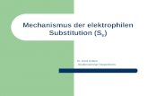 Mechanismus der elektrophilen Substitution (S E )