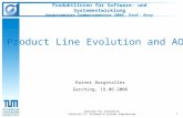 Produktlinien für Software- und Systementwicklung Hauptseminar Sommersemester 2006, Prof. Broy