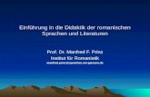 Einführung in die Didaktik der romanischen Sprachen und Literaturen
