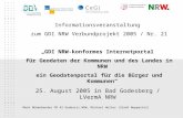 25. August 2005 in Bad Godesberg / LVermA NRW