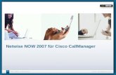 Netwise NOW 2007 für Cisco CallManager
