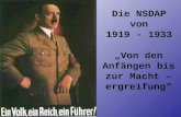 Die NSDAP von 1919 - 1933