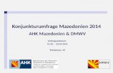 Konjunkturumfrage Mazedonien 2014