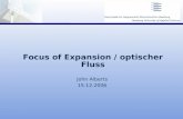 Focus of Expansion / optischer Fluss