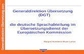Generaldirektion Übersetzung (DGT) -